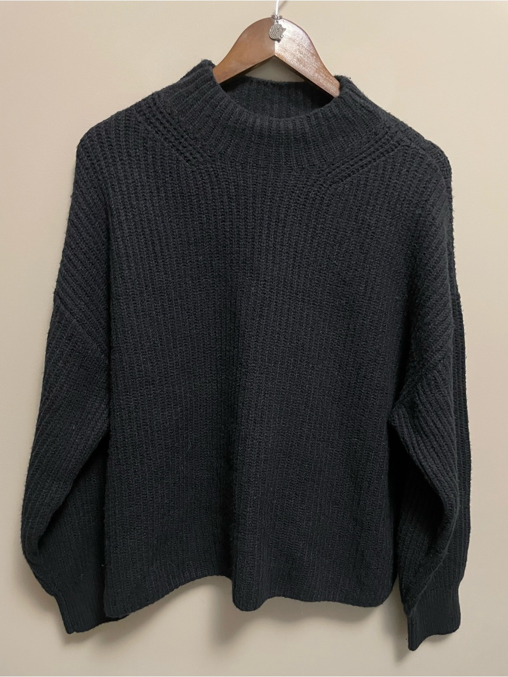 Old Navy So Soft Black Knit Sweater Women’s 2X NWT